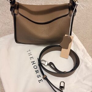 The Horse Clementine Taupe Leather Women's Bag